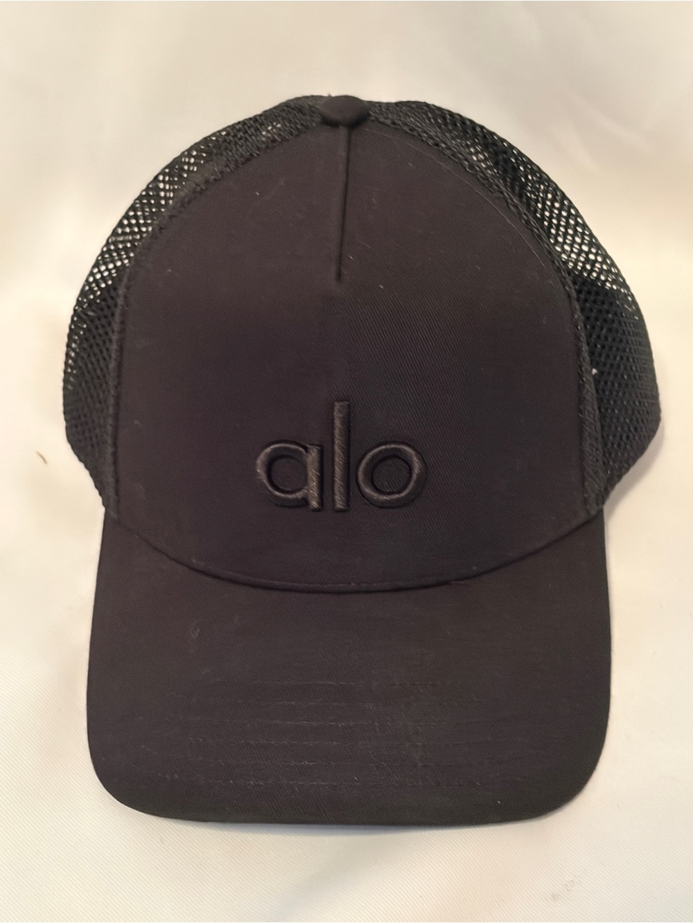 ALOHA Collection Black Mesh Trucker Hat